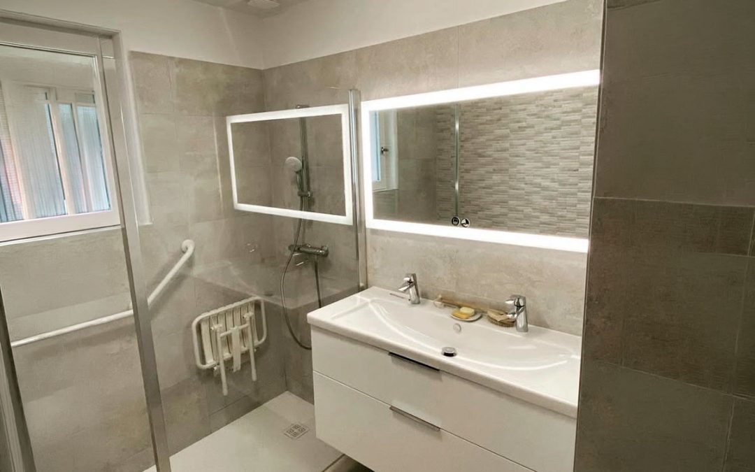 Carnet de chantier : salle de bain PMR à Lyon 2